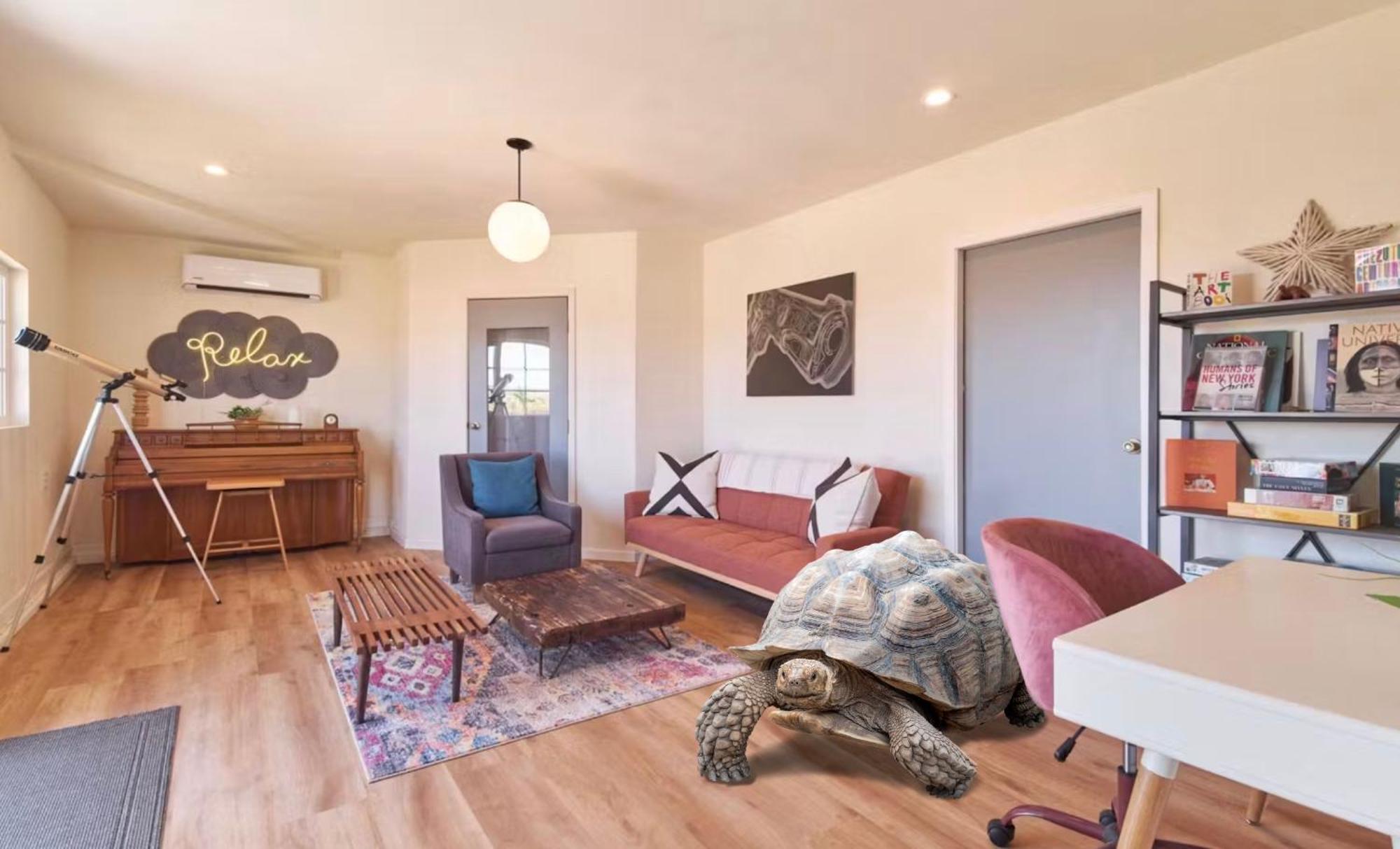 Twin Palms Desert Getaway - Jacuzzi, Fire Pit, Meditation Room & More โจชัวทรี ภายนอก รูปภาพ